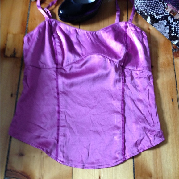 Purple silk top from Express "Gifted" - Picture 2 of 4